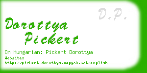 dorottya pickert business card